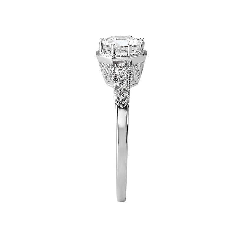 Romance Vintage Semi-Mount Diamond Ring