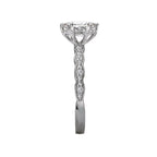 Romance Halo Semi-Mount Diamond Ring