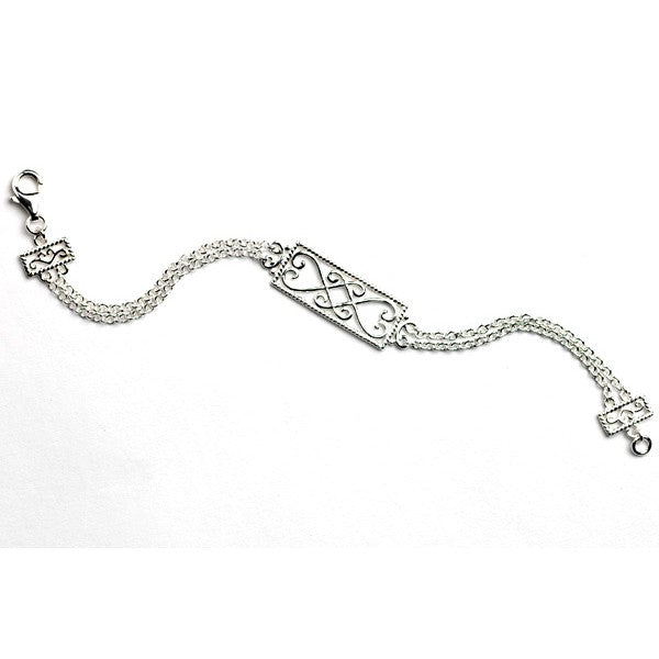 Southern Gates® Double Chain Scroll Bracelet
