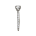 Romance Peg Head Semi-Mount Diamond Ring