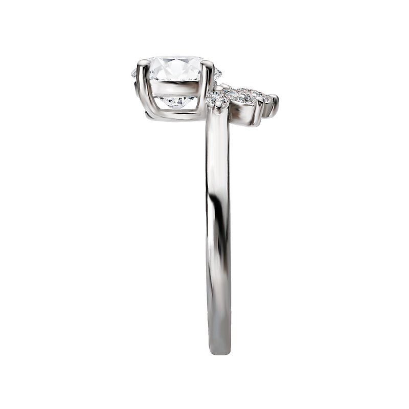 Romance Diamond Semi-Mount Engagement Ring
