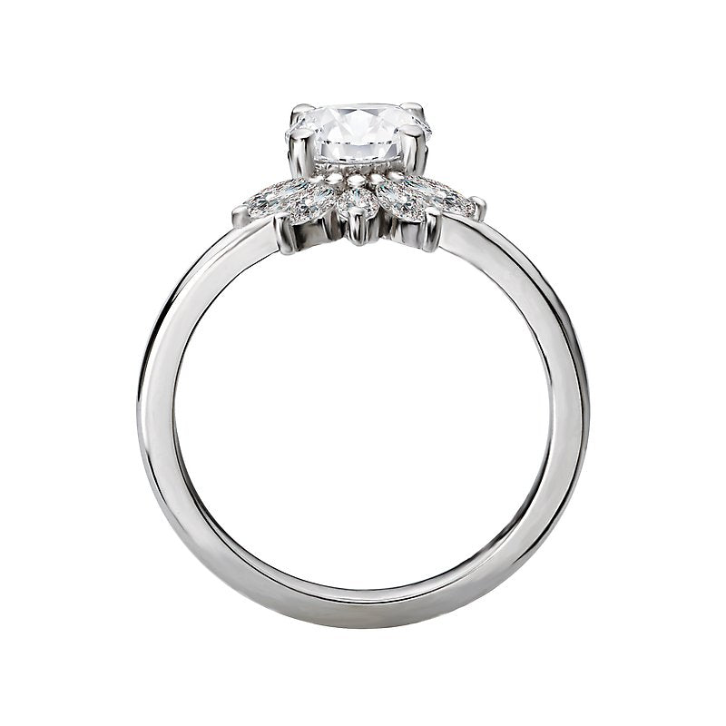 Romance Diamond Semi-Mount Engagement Ring