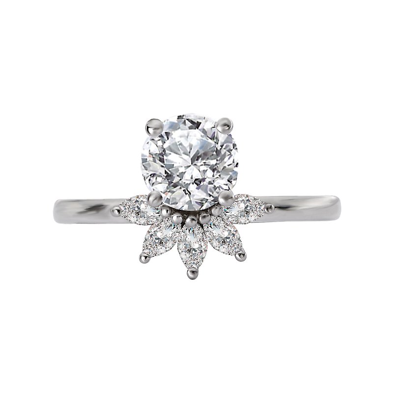 Romance Diamond Semi-Mount Engagement Ring