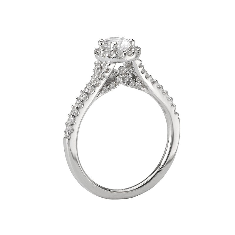 Romance Diamond Engagement Ring w/ Center