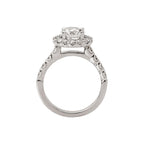 Romance Halo Semi-Mount Diamond Ring
