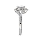 Romance Halo Diamond Ring