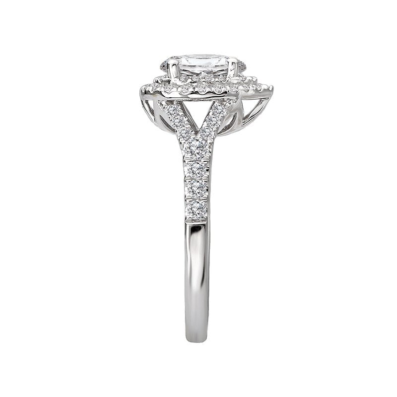 Romance Halo Diamond Ring