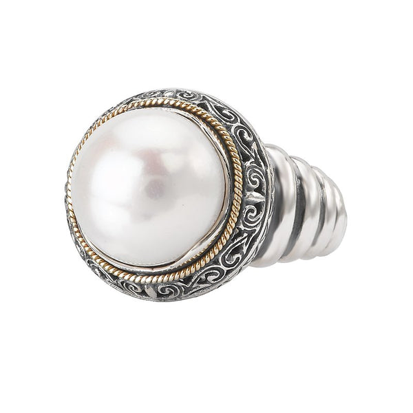 Eleganza Ladies Fashion Pearl Ring