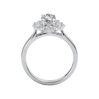 Romance Halo Semi-Mount Diamond Ring