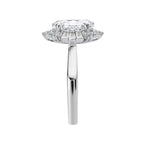 Romance Halo Semi-Mount Diamond Ring