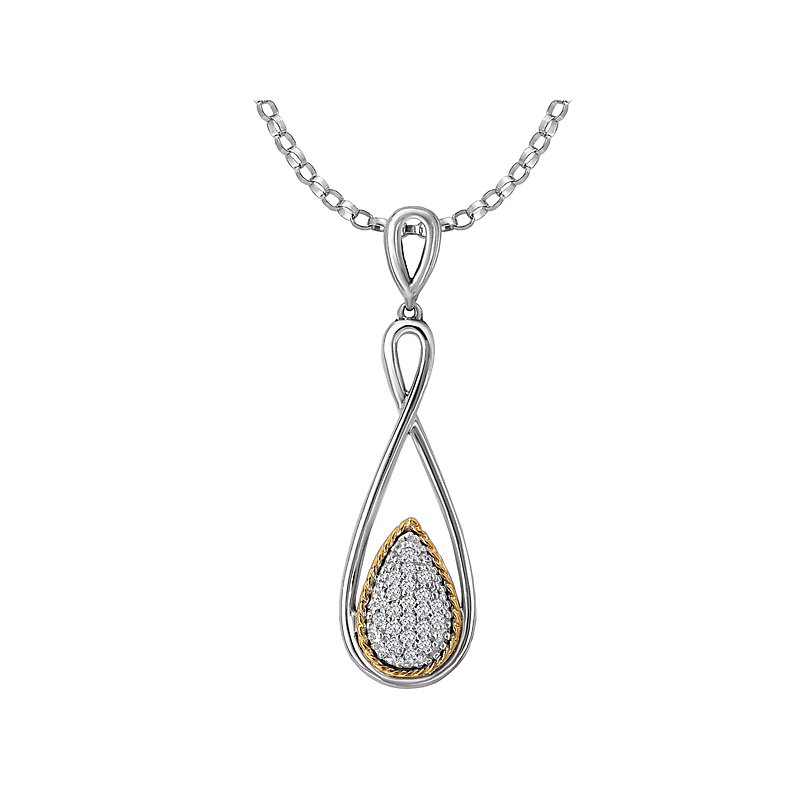 Eleganza Ladies Fashion Diamond Pendant