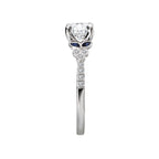 Romance Sapphire and Diamond Semi-Mount Ring