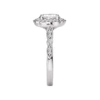 Romance Halo Semi-Mount Diamond Ring