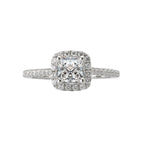 Romance Halo Semi-Mount Diamond Ring