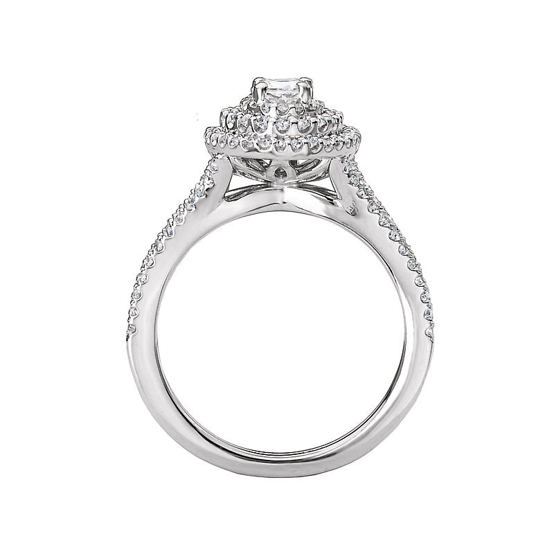 Romance Split Shank Diamond Ring