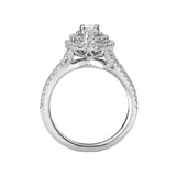 Romance Split Shank Diamond Ring