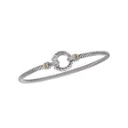 Eleganza Ladies Two-Tone Diamond Bracelet
