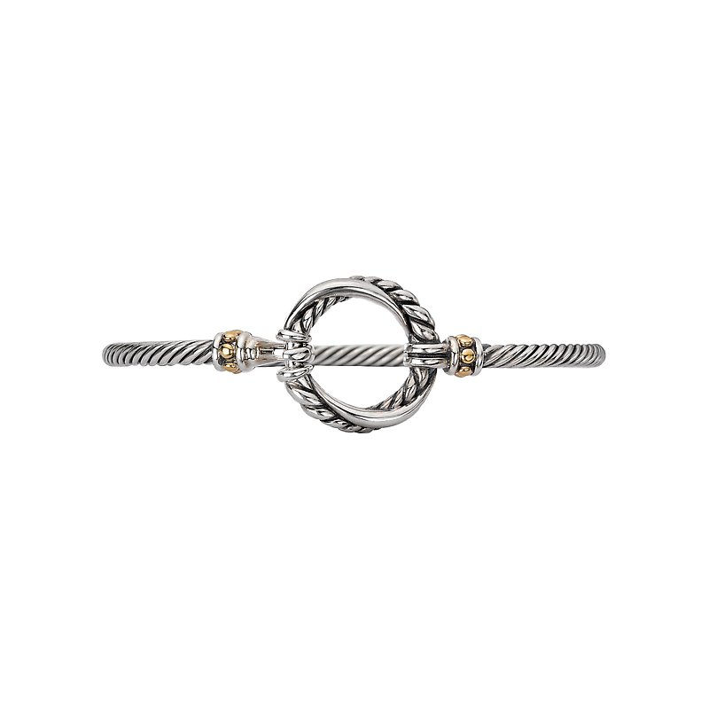 Eleganza Ladies Fashion Two-Tone Bracelet