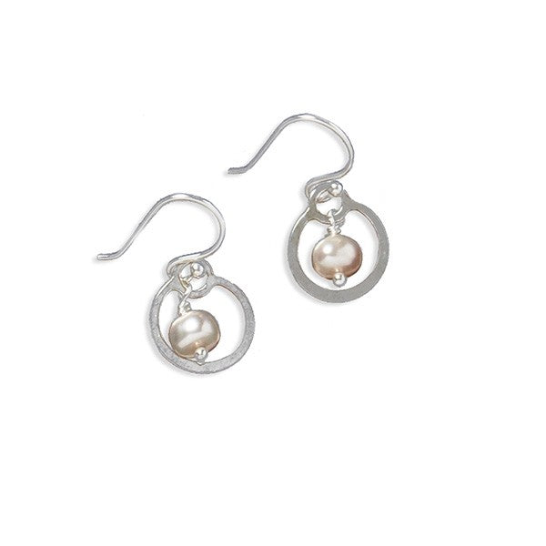 Southern Gates® Hand Wrought Pink Pearl Earrings