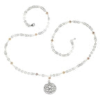 Southern Gates® Hand Wrought Pink Pearl Filigree Necklace