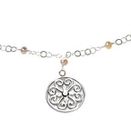 Southern Gates® Hand Wrought Pink Pearl Filigree Necklace