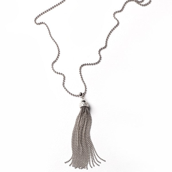 Southern Gates® Bead-cut Tassel Necklace