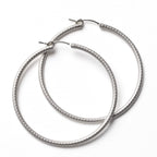 Southern Gates Gold Fill/Sterling Silver Round Hoop Earring