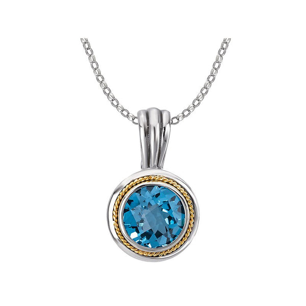 Eleganza Ladies Fashion Gemstone Pendant