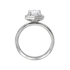 Romance Halo Semi-Mount Diamond Ring