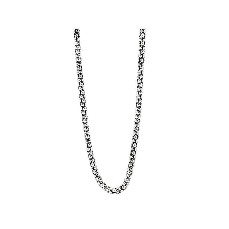 Eleganza Sterling Silver Popcorn Chain