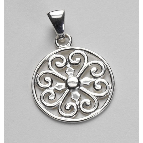 Southern Gates® Medium Round Scroll Pendant