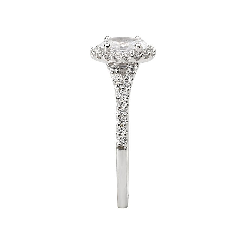 Romance Halo Semi-Mount Diamond Ring