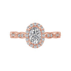 Romance Halo Semi Mount Ring