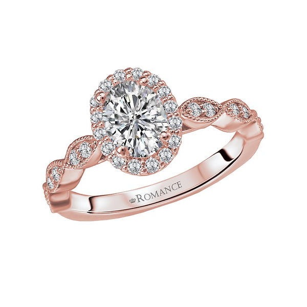 Romance Halo Semi Mount Ring