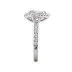 Romance Halo Semi-Mount Diamond Ring