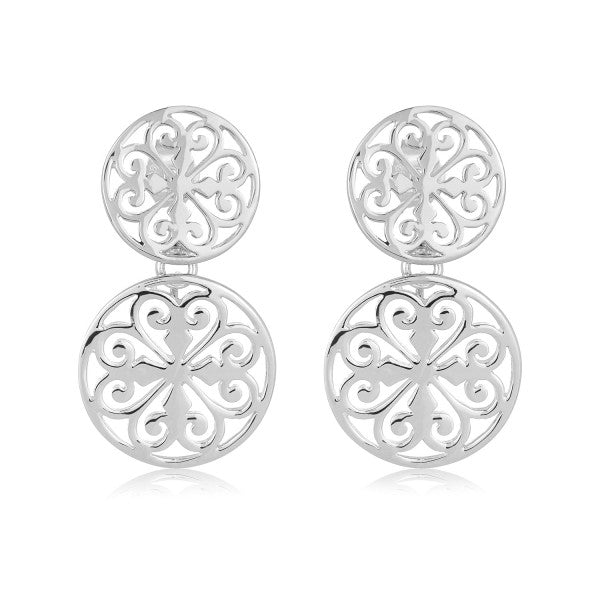 Southern Gates® Double Heart Scroll Post Earring