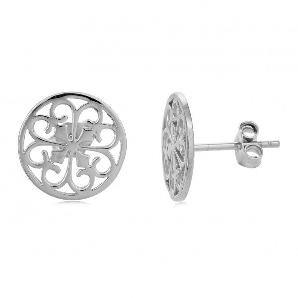 Southern Gates® Heart Scroll Post Earring