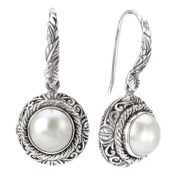 Eleganza Ladies Fashion Pearl Earrings