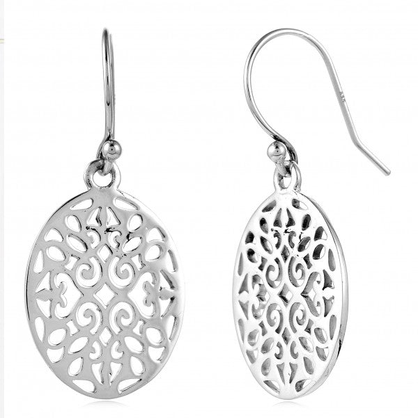 Southern Gates® Small Oval Scroll Earrings