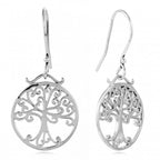 Southern Gates® Oak Tree Flat Round Earring
