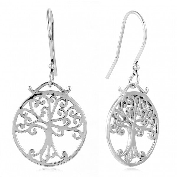 Southern Gates® Oak Tree Flat Round Earring