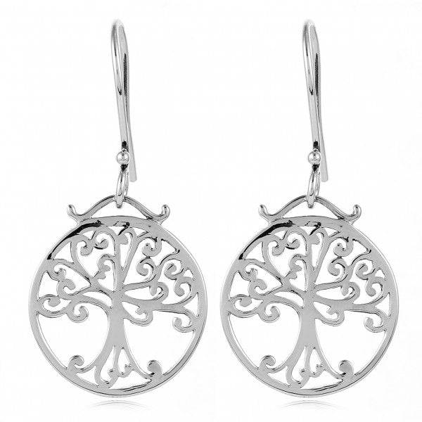 Southern Gates® Oak Tree Flat Round Earring