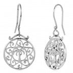 Southern Gates® Small Scroll Frame Palmetto Tree Earring
