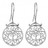 Southern Gates® Small Scroll Frame Palmetto Tree Earring