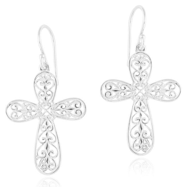 Southern Gates® Scroll Cross Earring