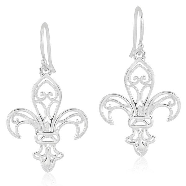 Southern Gates® Scroll Fleur De Lis Earring
