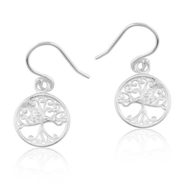 Southern Gates® Tiny Round Oak Tree Earring