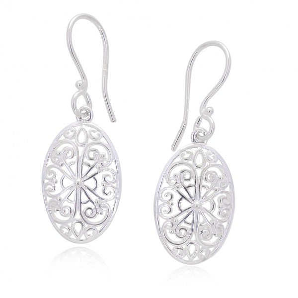 Southern Gates® Oval Scroll Earring