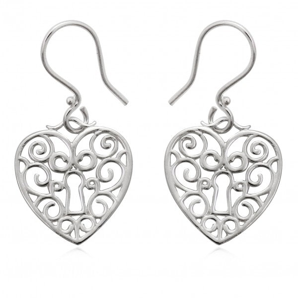 Southern Gates® Keyhole Heart Earring