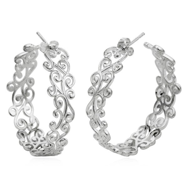 Southern Gates® Filigree Hoop Earrings